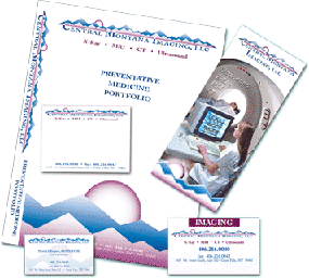 Brochure, Presentation Folder, Mail Label, Rolodex Card, Business Card